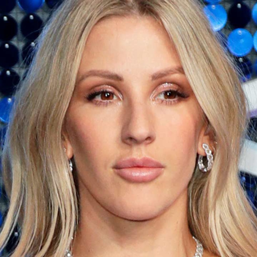 Pregnant Ellie Goulding wows in voluminous dress for surprise Golden Globes post