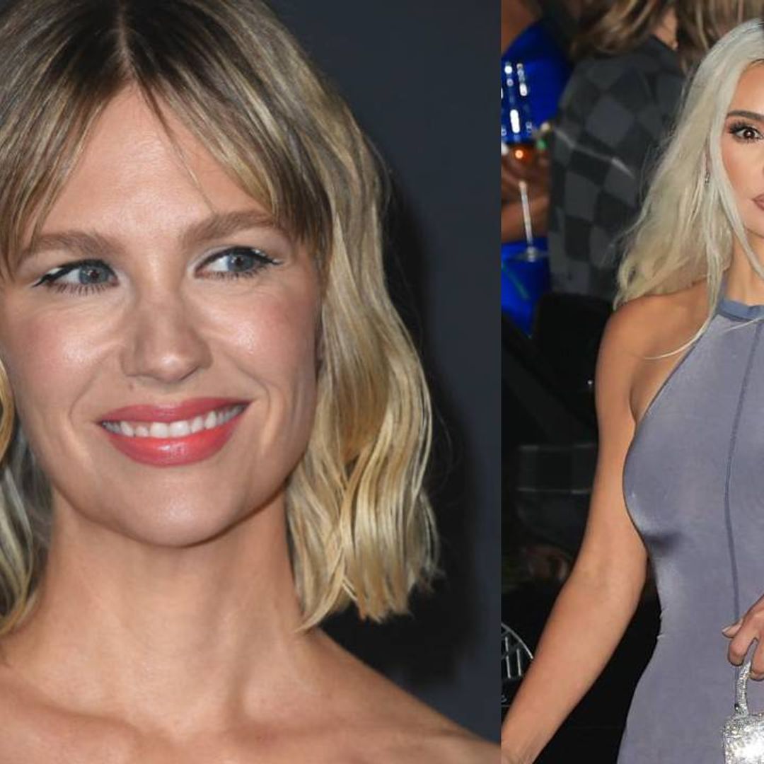 January Jones likens herself to Kim Kardashian in amusing modeling photo