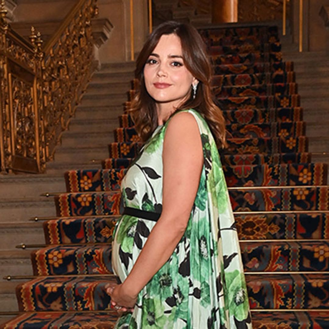 Jenna Coleman confirms she's pregnant as she debuts blossoming baby bump at star-studded art event