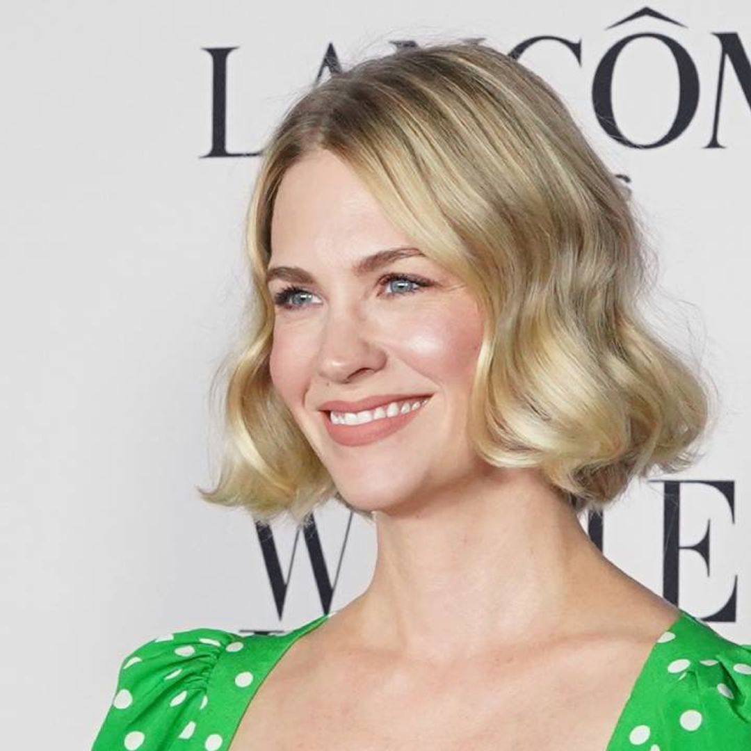 January Jones is glowing in her latest bubble bath selfie