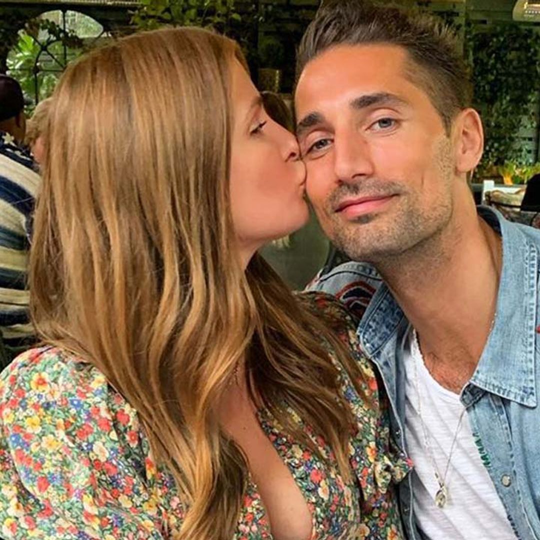 Millie Mackintosh stuns in plunging silk dress for romantic date night