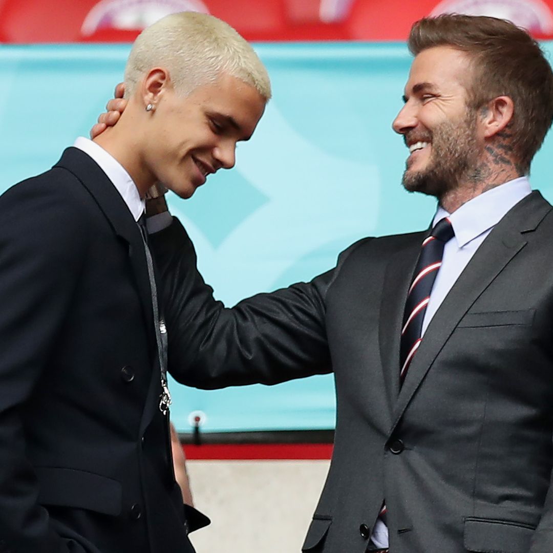 Romeo Beckham borrows dad David's most infamous fashion look at Wimbledon