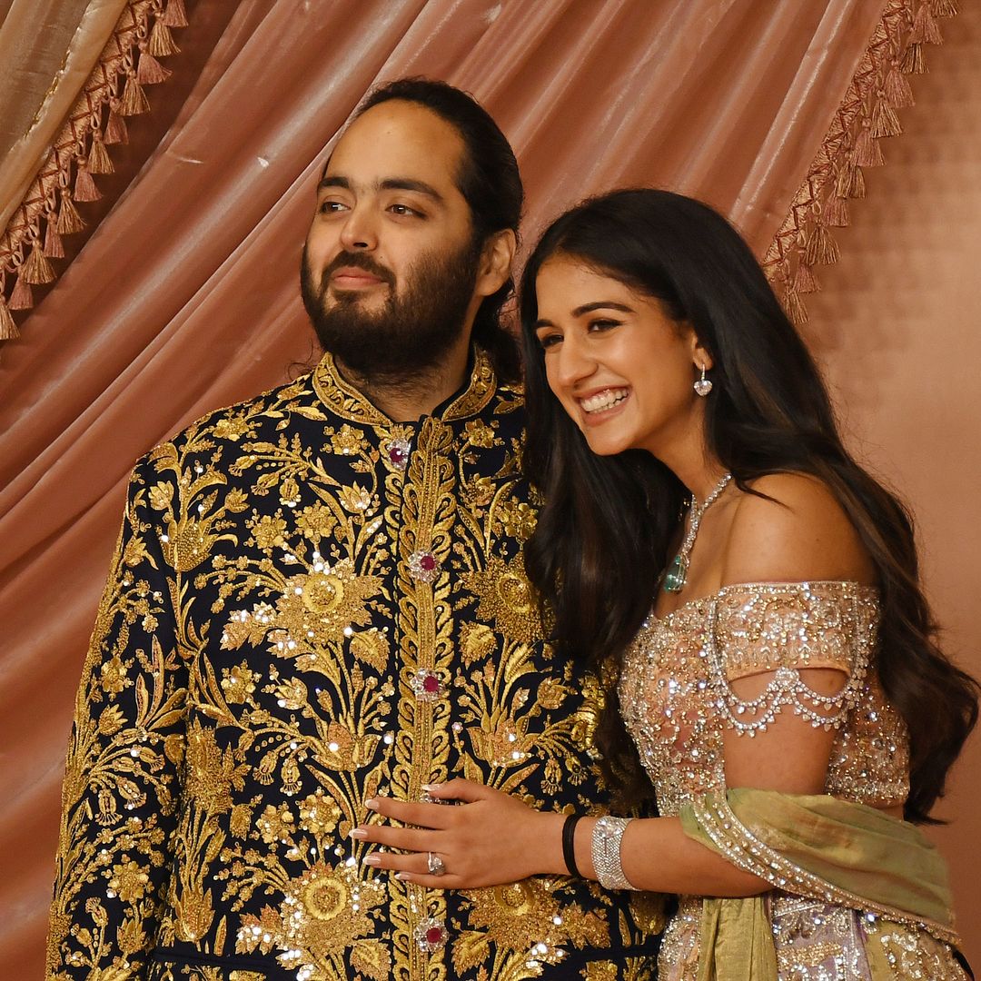 Ambani $600m wedding first look: bride Radhika Merchant stuns in dripping jewels