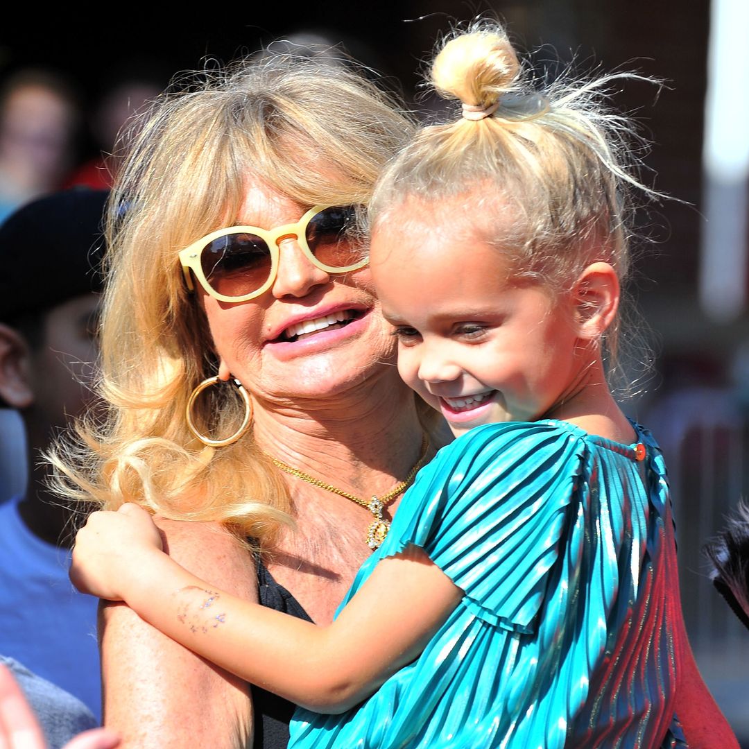 Goldie Hawn's oldest granddaughter looks so grown up in new selfie with famous dad Oliver