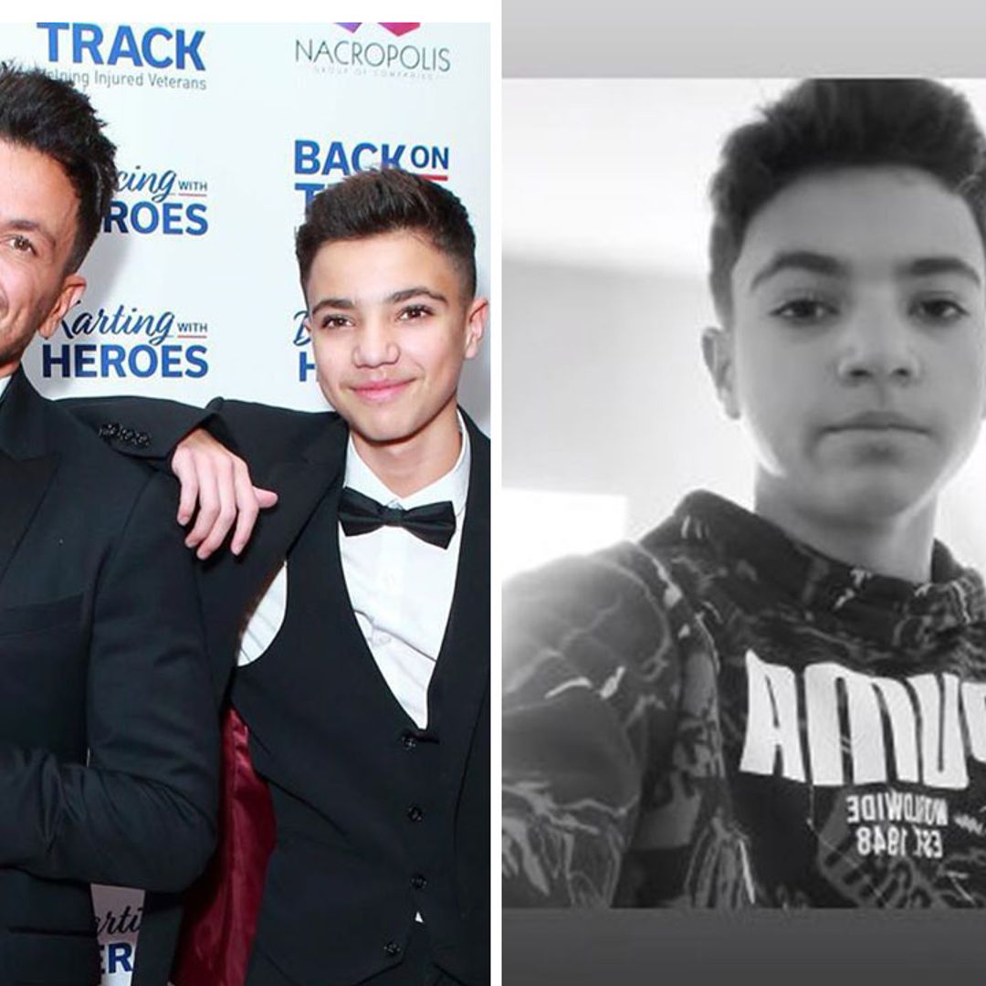 Peter Andre's son Junior reveals he's showing symptoms of coronavirus