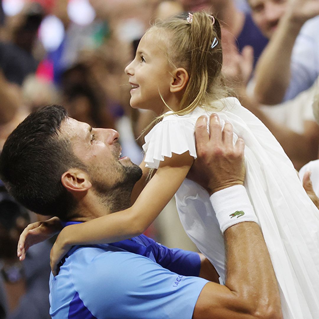 Meet Novak Djokovic's two young children – who are following in tennis star's footsteps