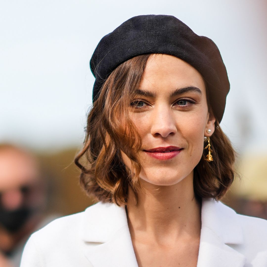 Alexa Chung's vampy lip is winter beauty's last hurrah before spring