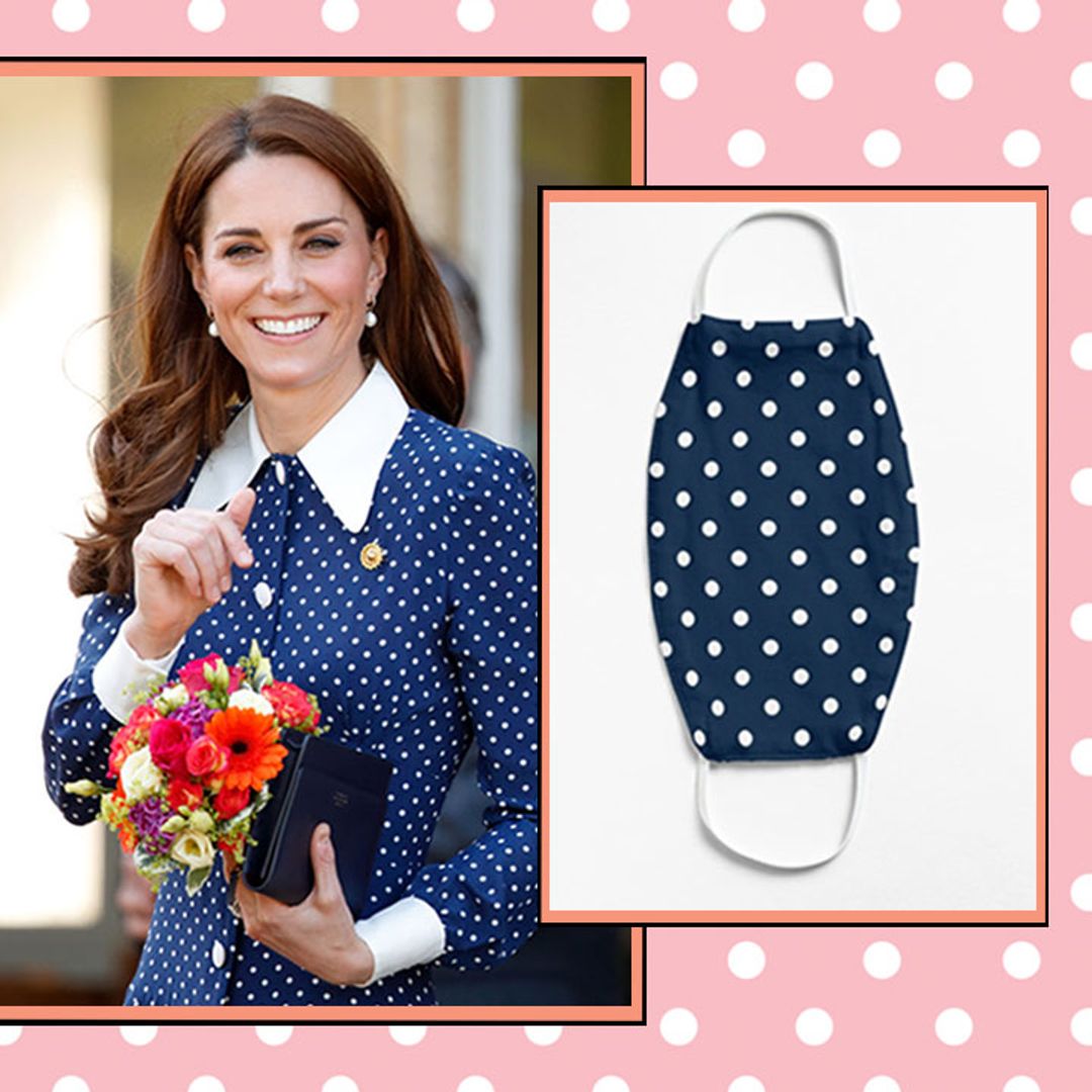 10 polka dot face masks we know Kate Middleton would love