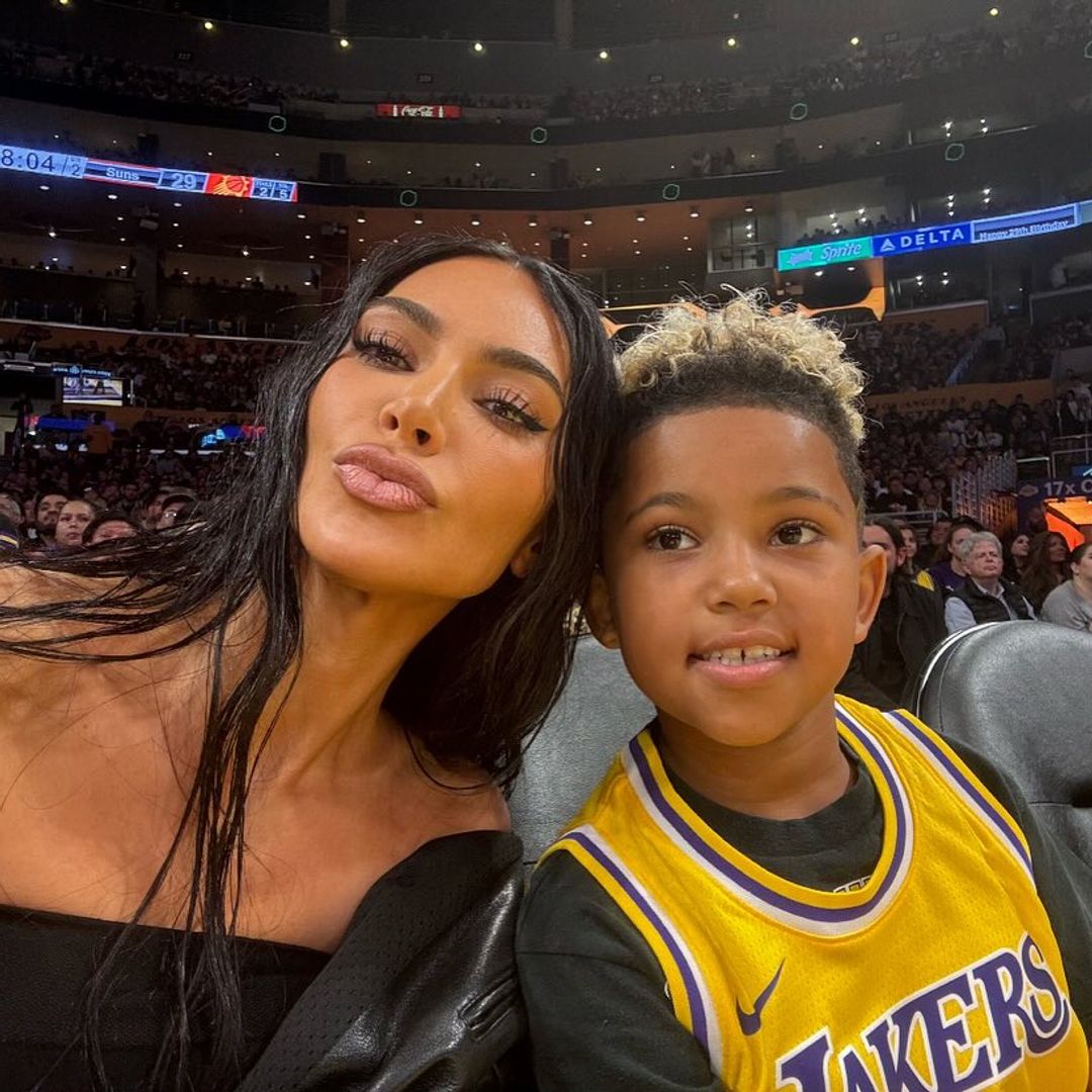 Kim Kardashian’s son Saint, 8, is his dad Kanye West’s twin in latest selfie