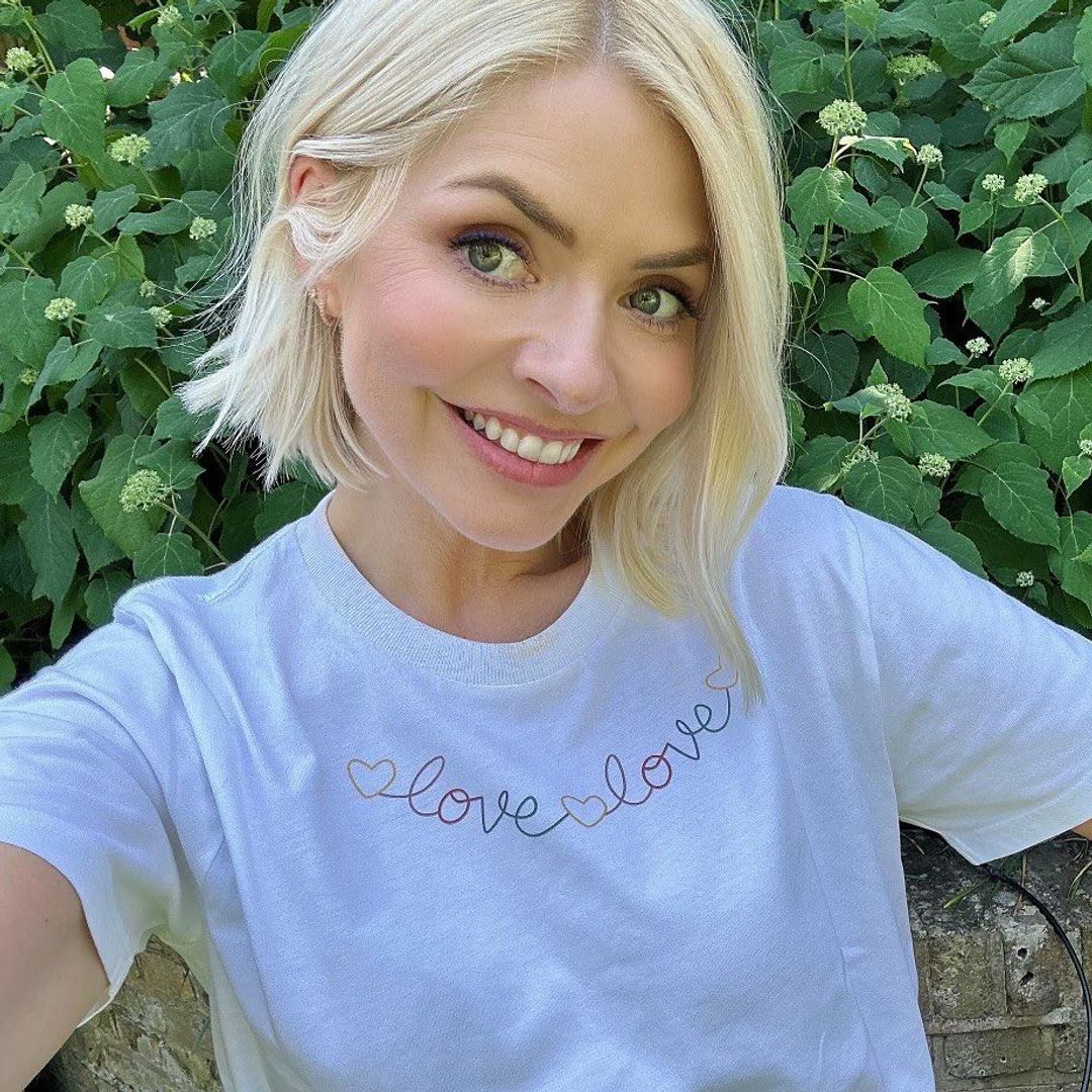 Holly Willoughby's lush garden at £3m townhouse is blooming - rare photos