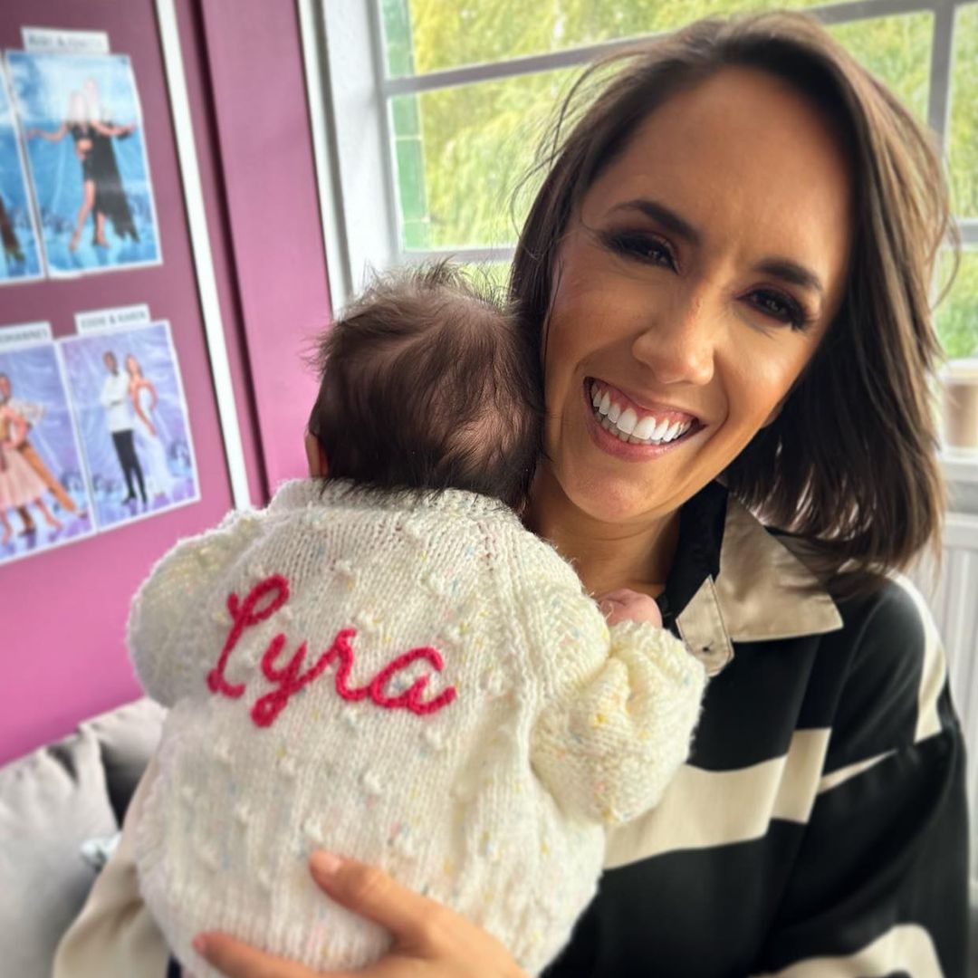 Strictly star Janette Manrara's 'joyful' birthing technique with baby Lyra