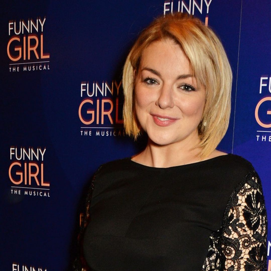 Sheridan Smith reveals thigh tattoo in glamorous festive dress