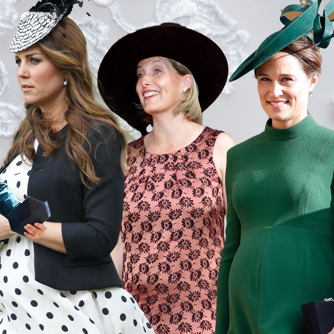 Royal wedding guests in bump-skimming dresses: Princess Kate, Duchess Sophie & more