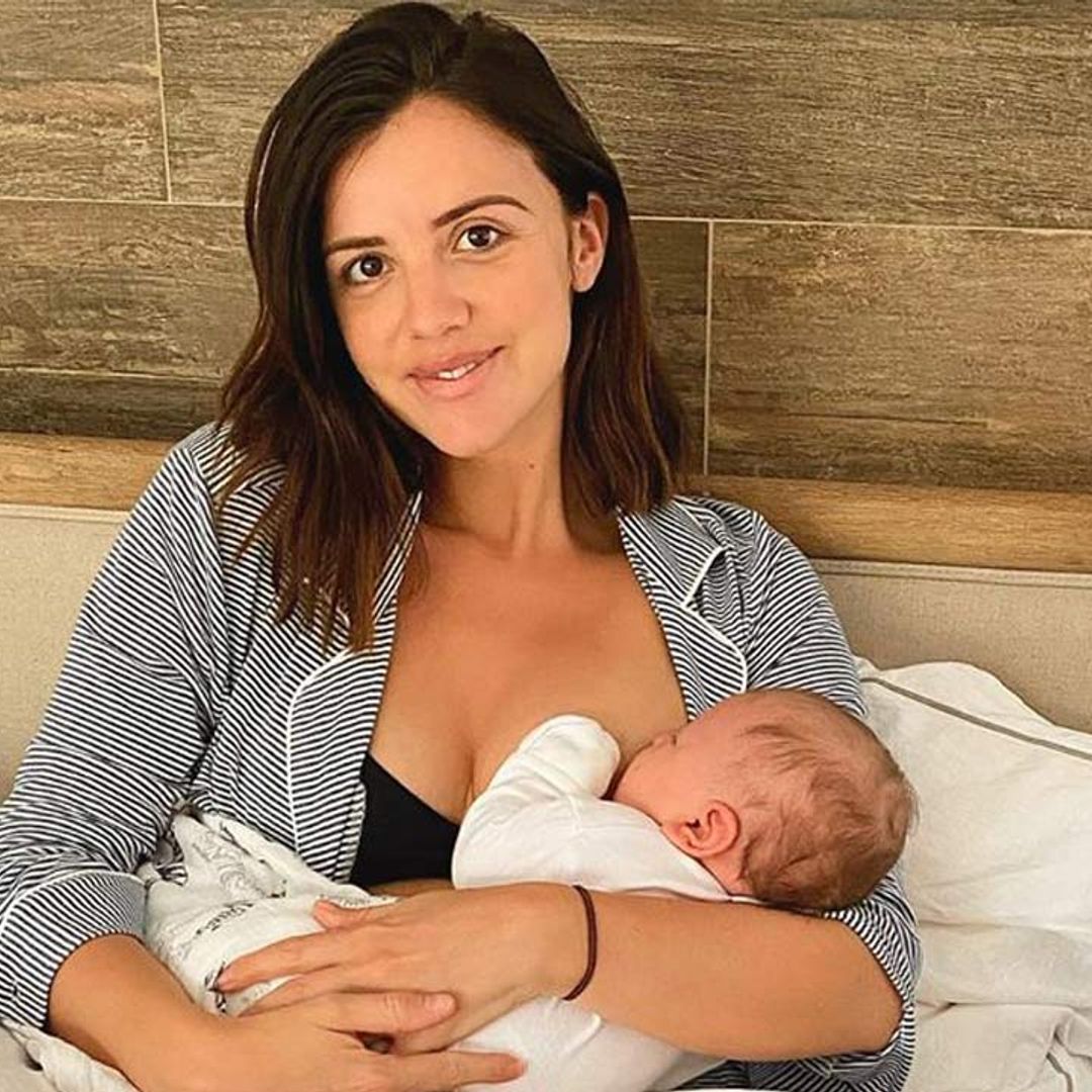 Lucy Mecklenburgh reveals 'major anxieties' about breastfeeding son Roman