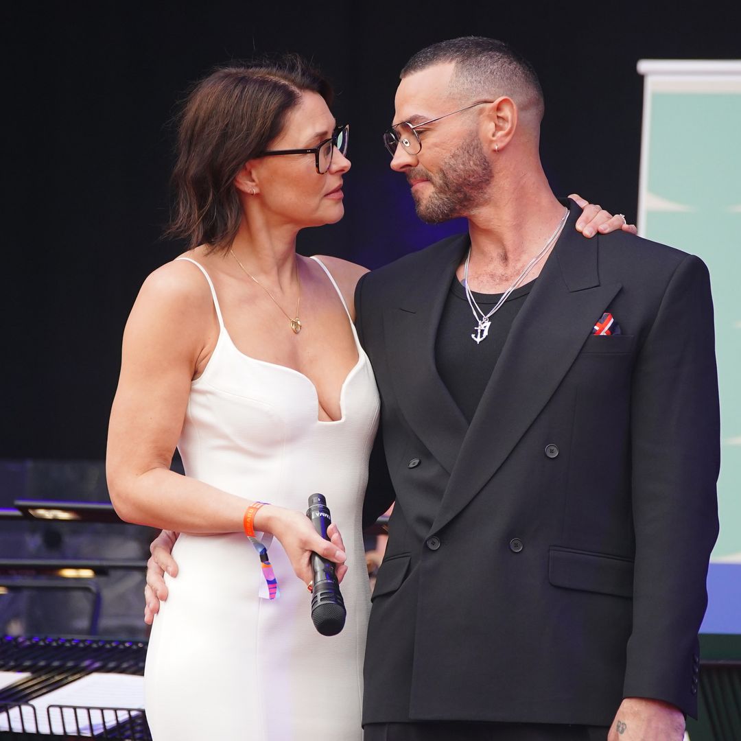 Emma Willis stuns in daring white dress