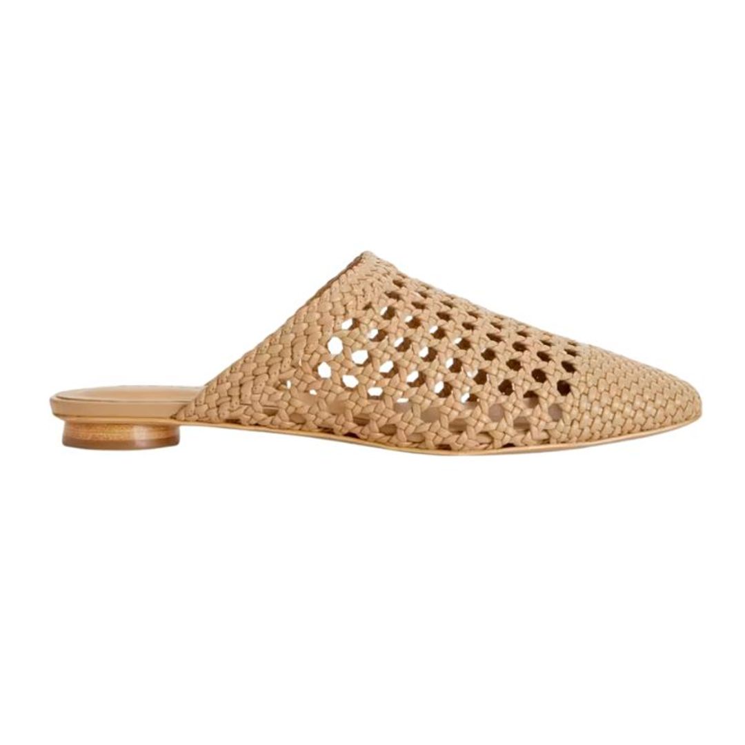 Everlane raffia mules 