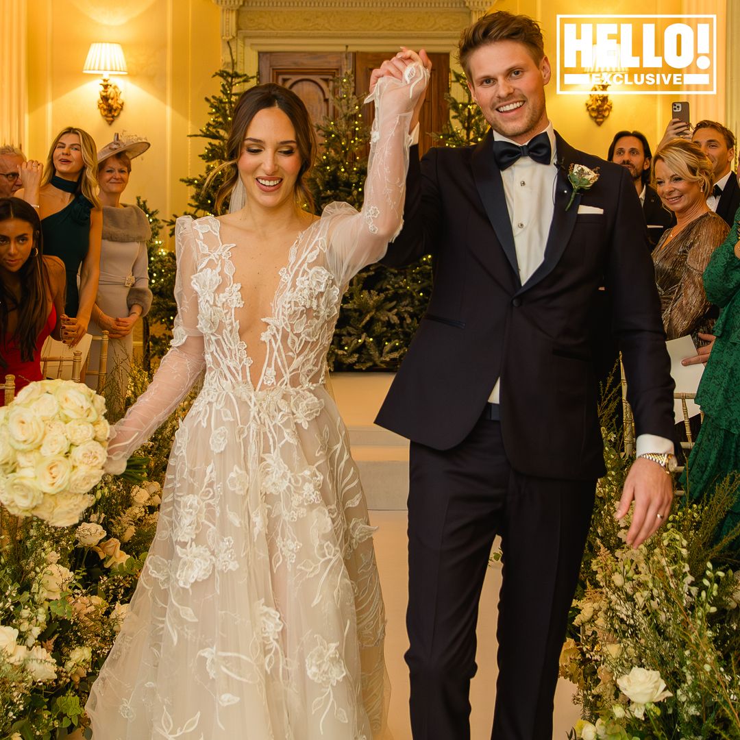 Maeva D'Ascanio and James Taylor's 'very emotional' second wedding on 100-acre estate – full album