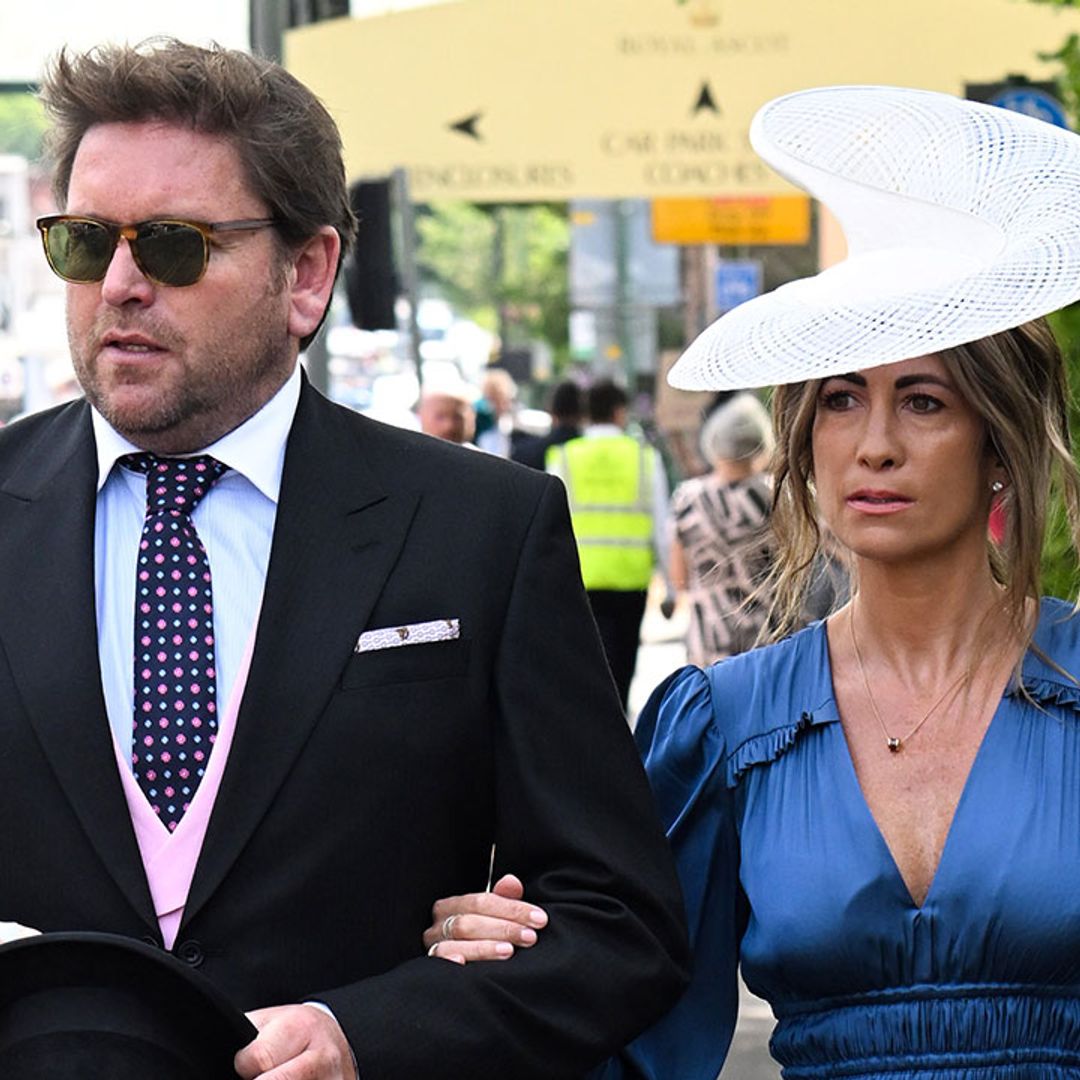 James Martin and girlfriend Louise Davies make stunning rare appearance at Royal Ascot