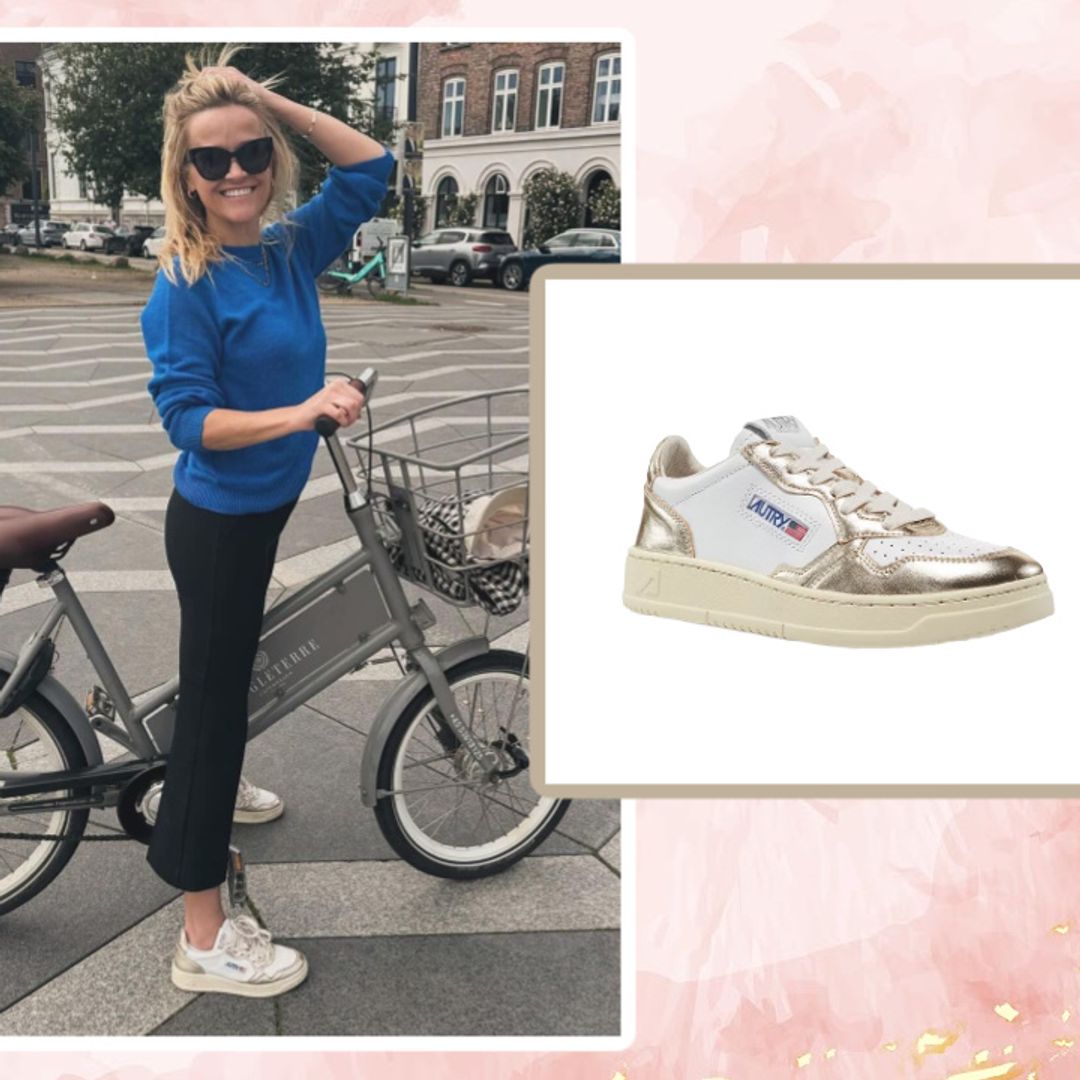 Reese Witherspoon's vintage-inspired sneakers are a fave of Kevin Costner, too