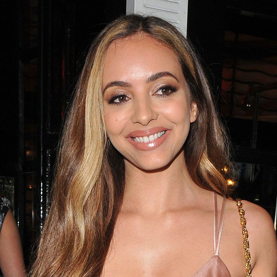 Little Mix's Jade Thirlwall stuns in high-waisted leather trousers