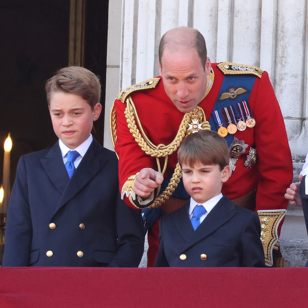 Prince William's hilarious balcony moment with Prince Louis you might have missed