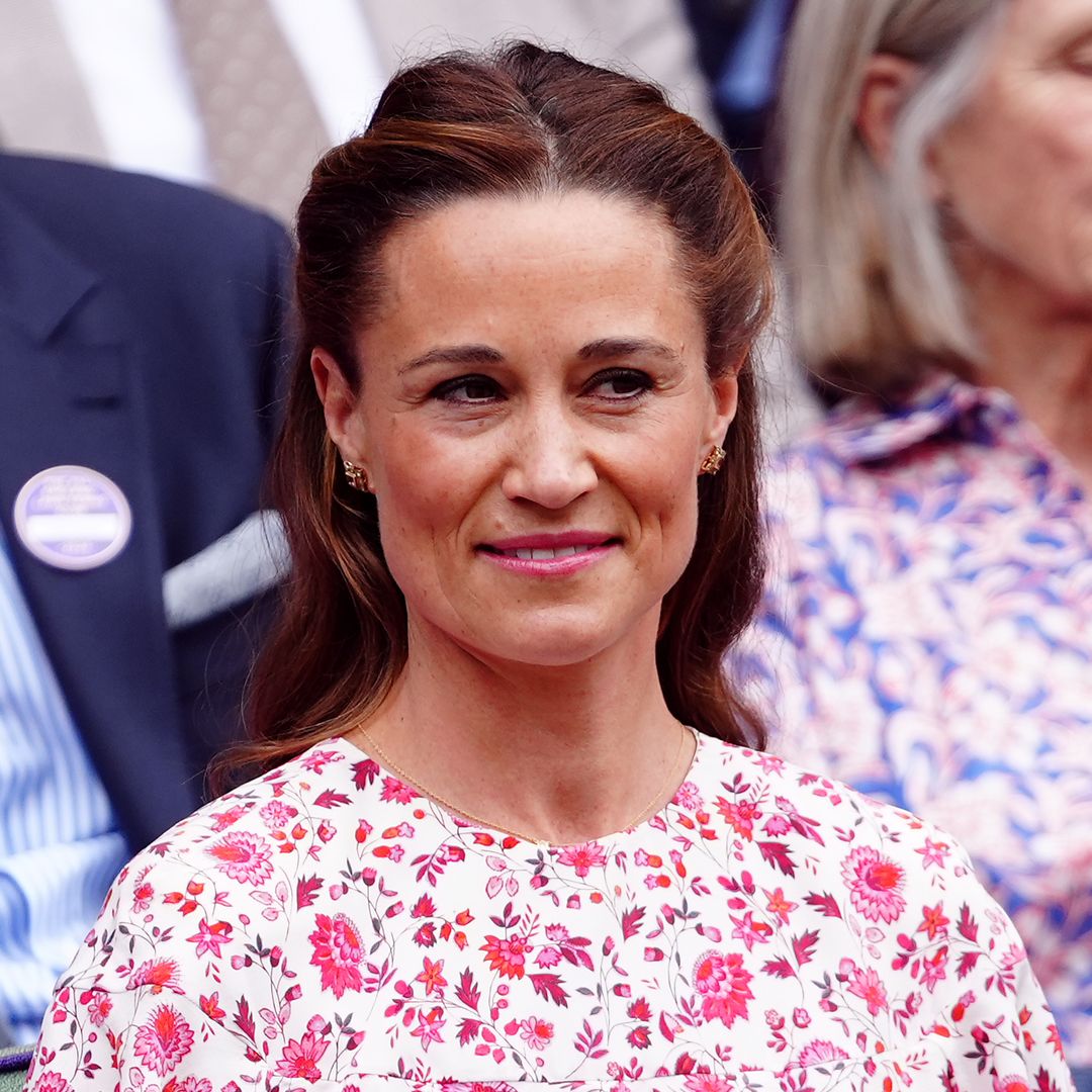 Pippa Middleton serves a fashion grand slam in candy pink florals at Wimbledon