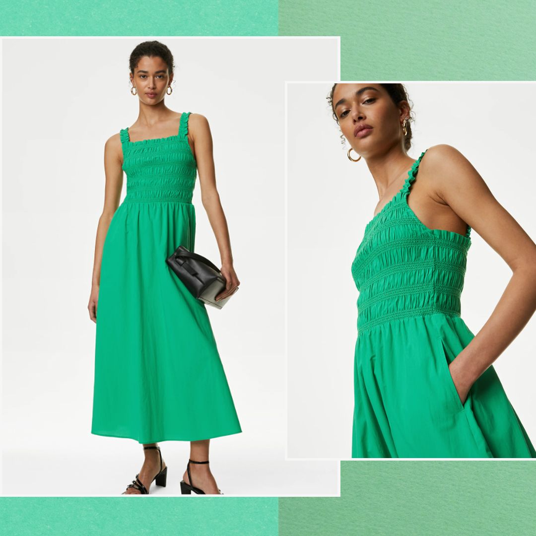 This flattering M&S summer dress is flying off the shelves and I can totally see why