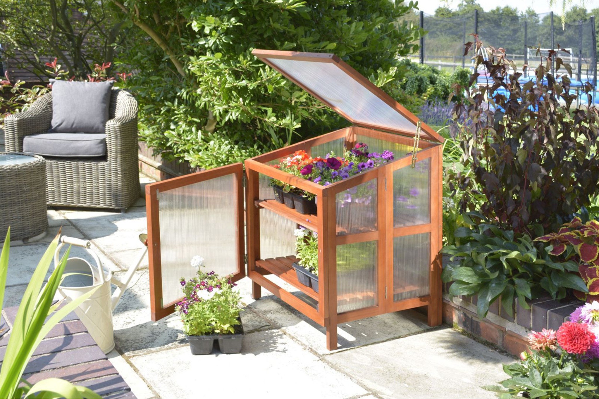 Rowlinson Hardwood Cold Frame - BBC Gardeners' World Magazine