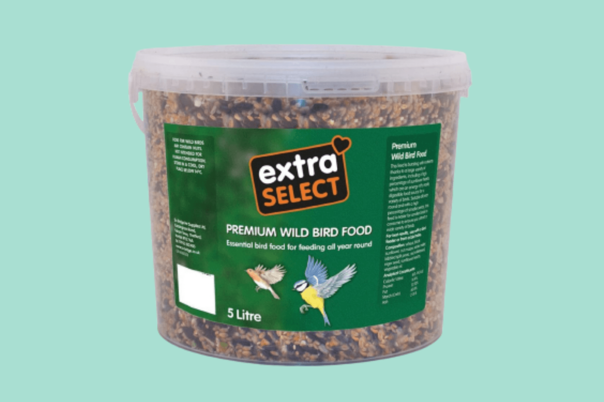 Extra Select Premium Wild Bird Food, 5 Litre - BBC Gardeners' World Magazine