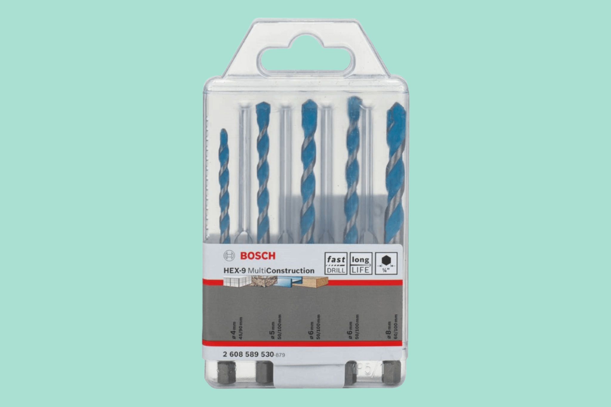 2048-1365-gw-Drill-Bits-Bosch-Professional-5-Piece-HEX-9-Drill-Bit-Set