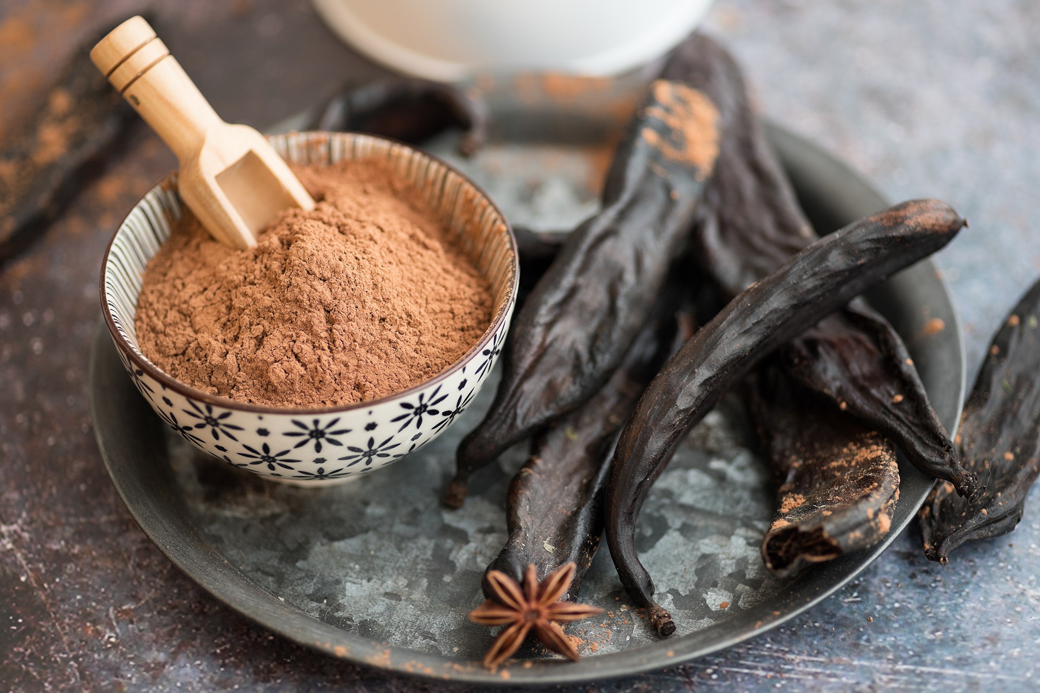 Carob powder and pods. Getty Images