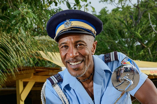 Dwayne in Death In Paradise