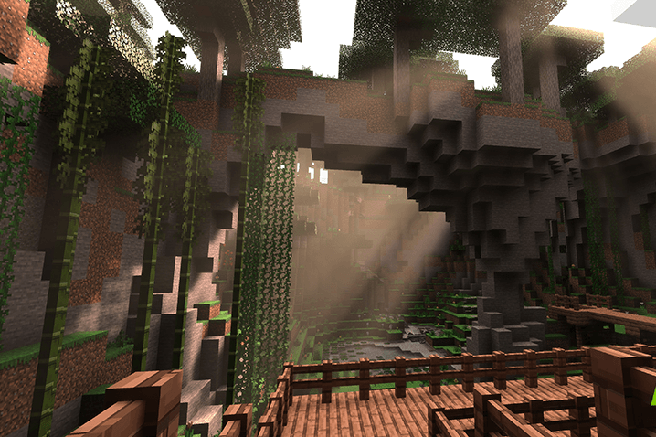 Minecraft with ray tracing