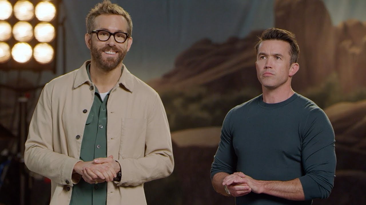 Ryan Reynolds and Rob McElhenney in Welcome to Wrexham.