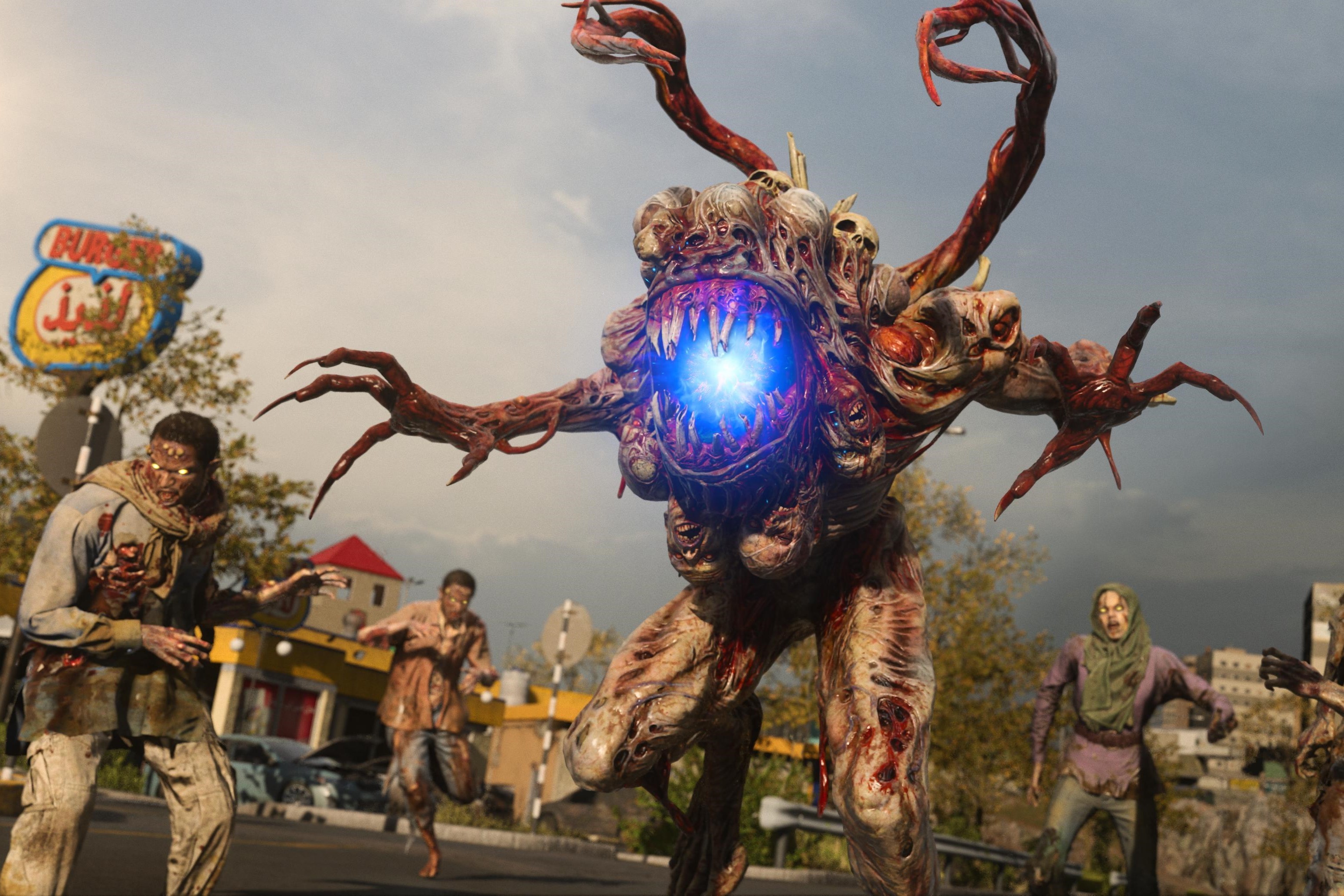 Call of Duty Modern Warfare 3 Zombies - with one giant mutant zombie screaming
