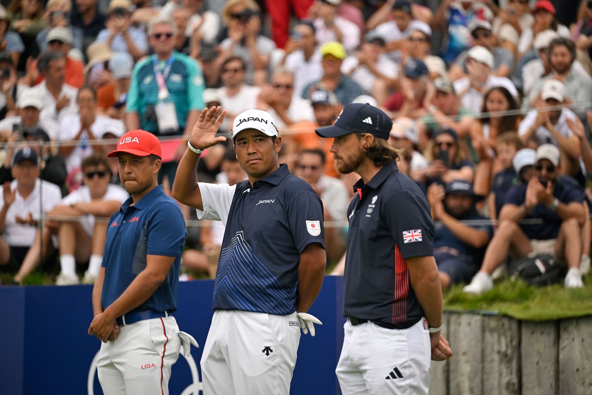 Matsuyama battles on, trails Rahm and Schauffele by three