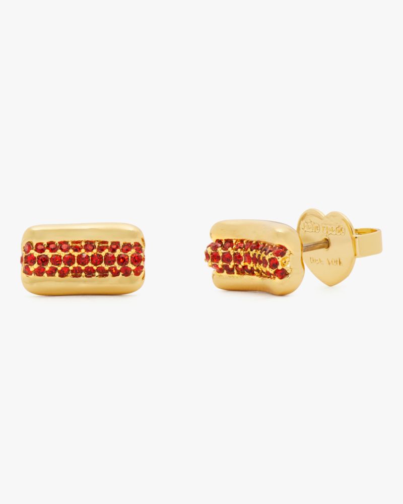 What A Snack Pavé Hot Dog Studs