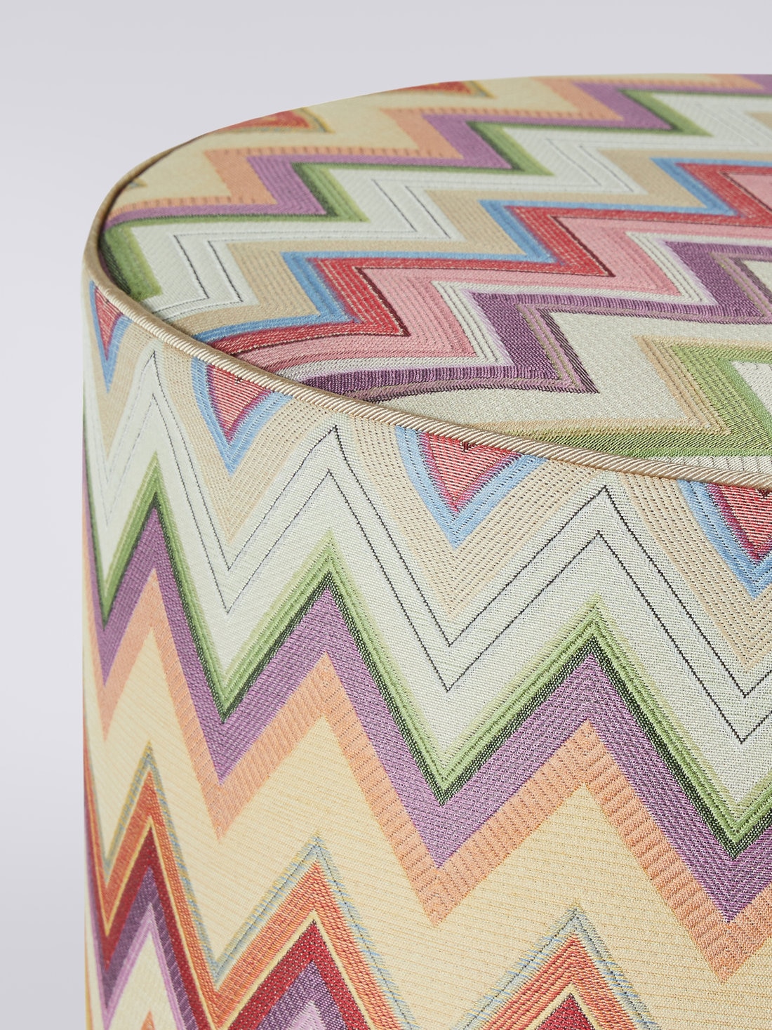 Agadir cylindrical pouffe 40x30 cm, Multicoloured  - 8051275503040 - 1