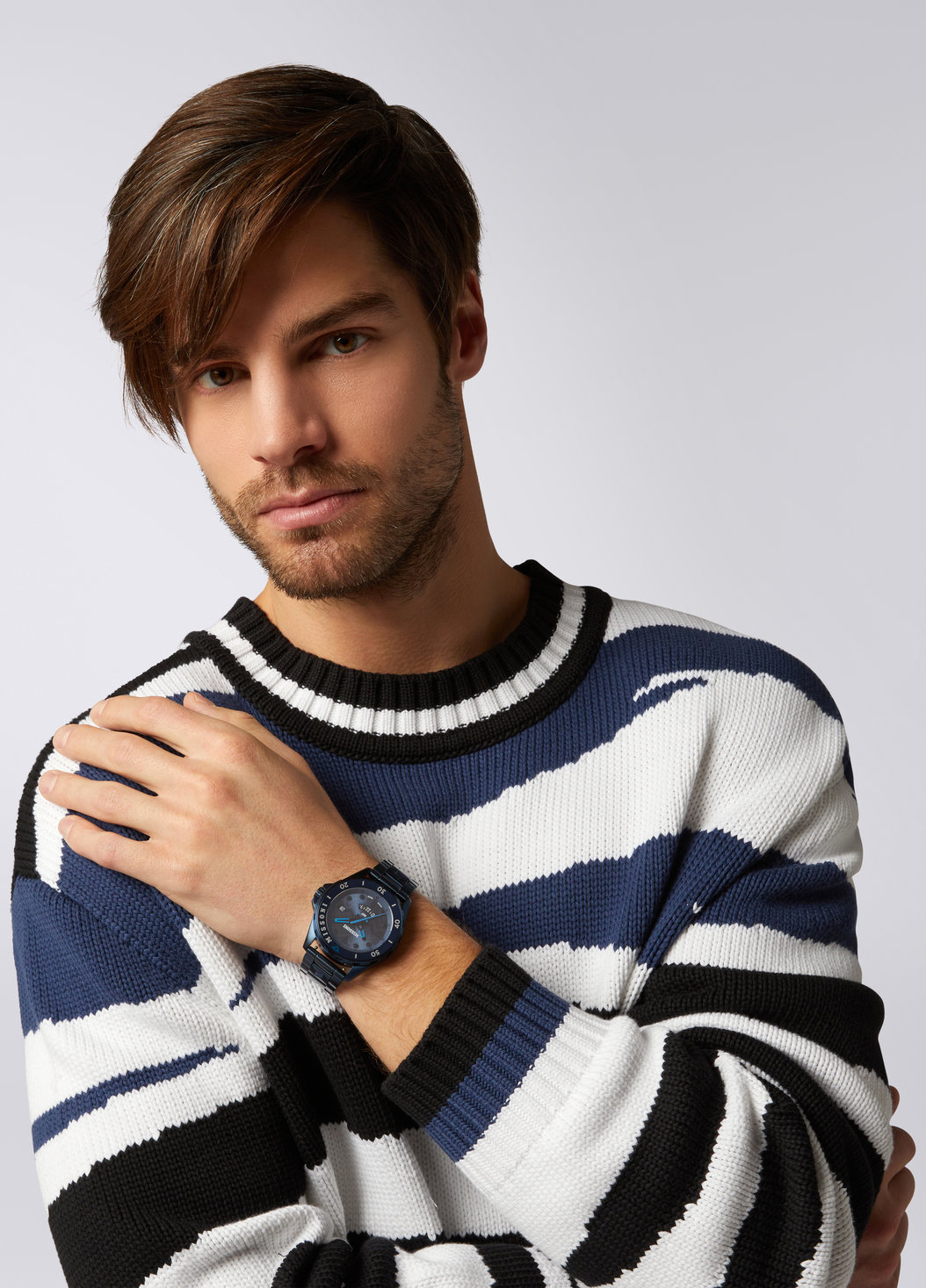 Missoni Gmt 43mm  watch , Blue - 8051575781834 - 1