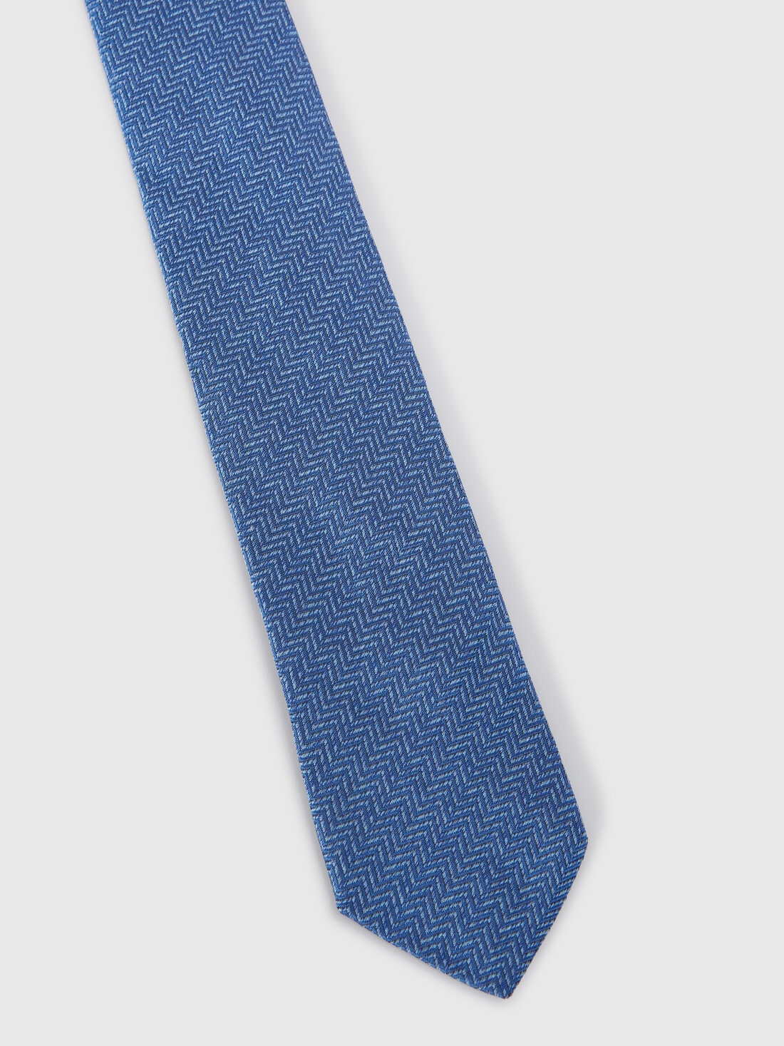 Corbata de seda con estampado de espigas, Multicolor  - 8053147141930 - 1