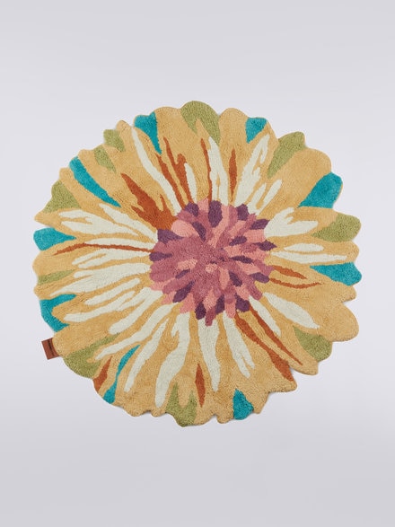 Tapis de bain Blandine floral 80 cm , Multicolore  - 1B3SP99863100