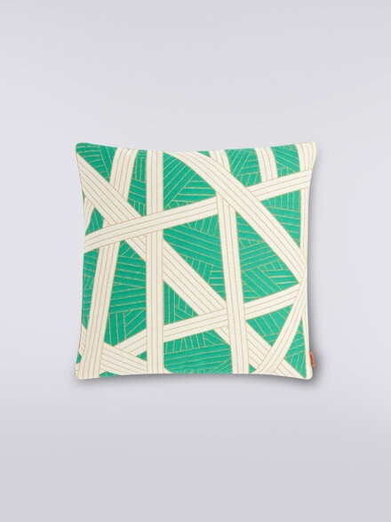 Nastri cushion 40x40 cm with stitching, Multicoloured  - 8051575830549
