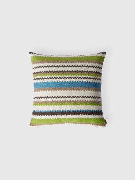 Cancun outdoor cushion 40x40 cm, Turquoise  Multicoloured  - 1D4CU00724170