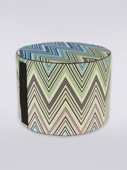 Kew Outdoor Cylinder Pouf 40X30, Blue - 1O4LV00059170