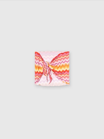 Sarong skirt with chevron pattern, Multicoloured  - KS24SQ00BV00FVSM923