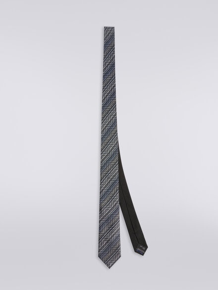 Silk tie, Multicoloured  - LS23WS1QBV00EMSM67V