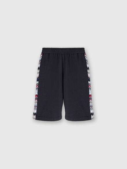 Short en coton avec empiècements à chevrons, Multicolore  - US24SI0TBJ00ILS72DU