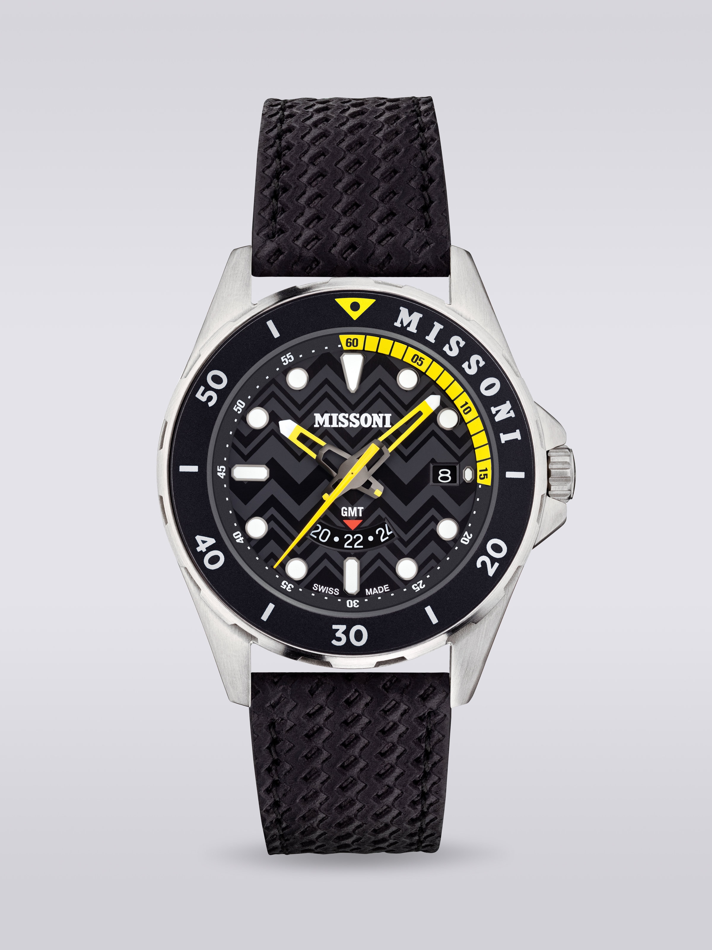 Missoni Gmt 43mm  watch , Black    - 0