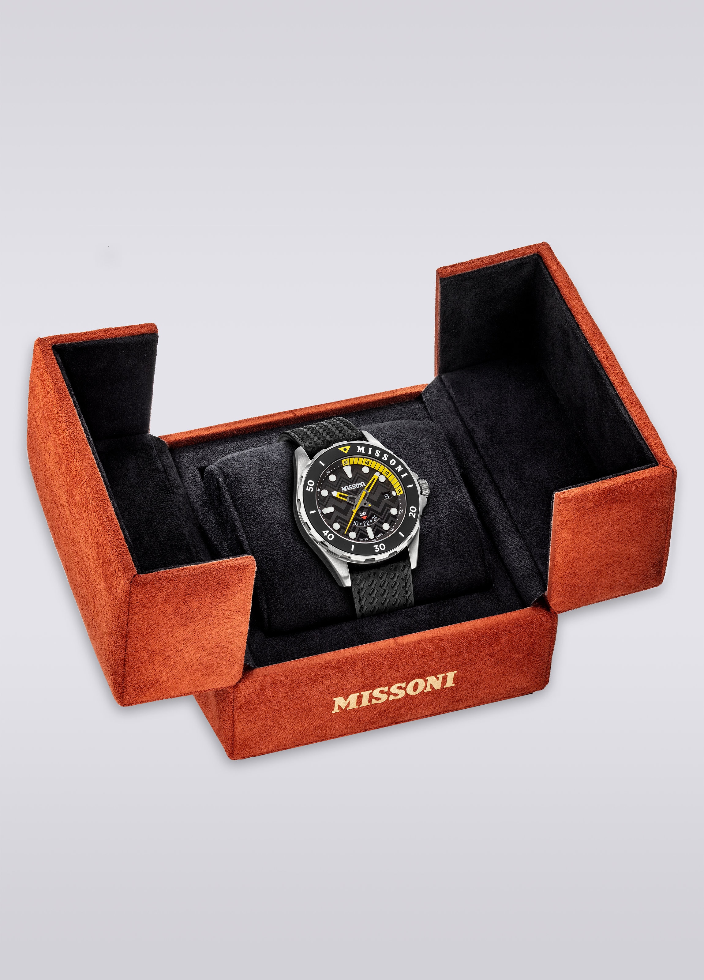 Missoni Gmt 43mm  watch , Black    - 4