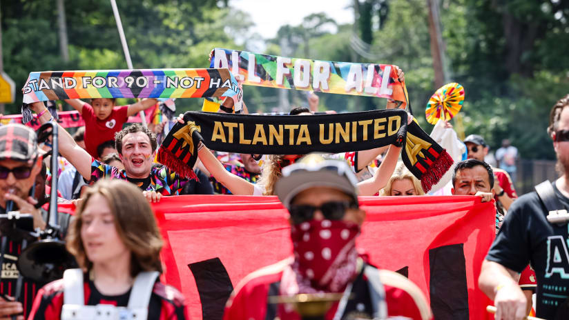 Best Photos: Atlanta United celebrates Pride with match against regional rival Charlotte FC on June 2, 2024